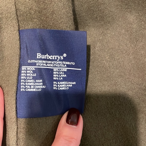 . Burberry Mens Trench coat size 44R AUTHENTIC - Picture 15 of 16